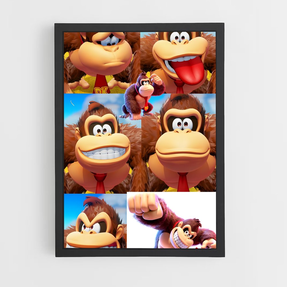 Poster Donkey Kong Éternel – affiche Mario (vue 2)